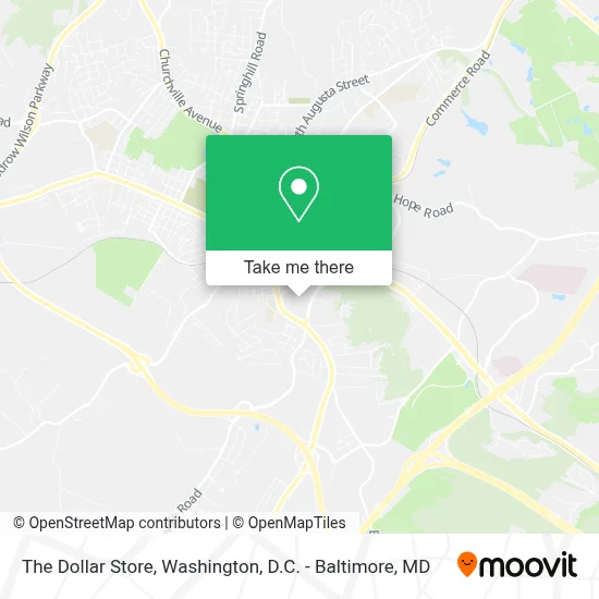 The Dollar Store map