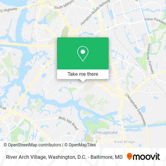 River Arch Village map