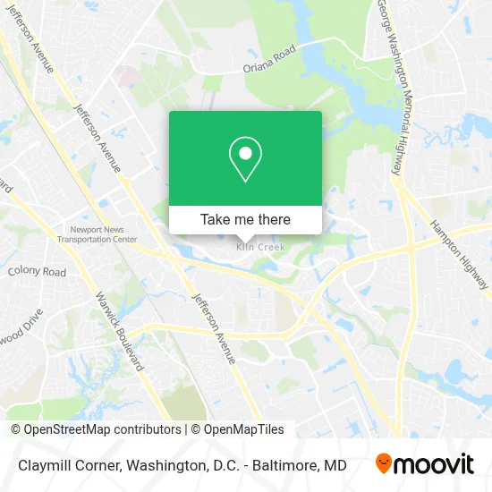 Claymill Corner map