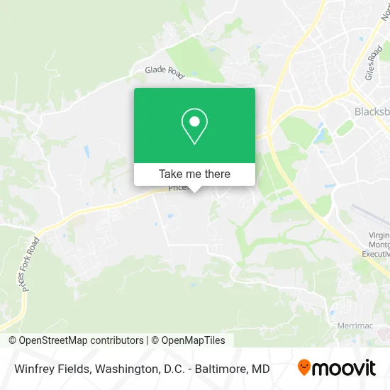 Winfrey Fields map