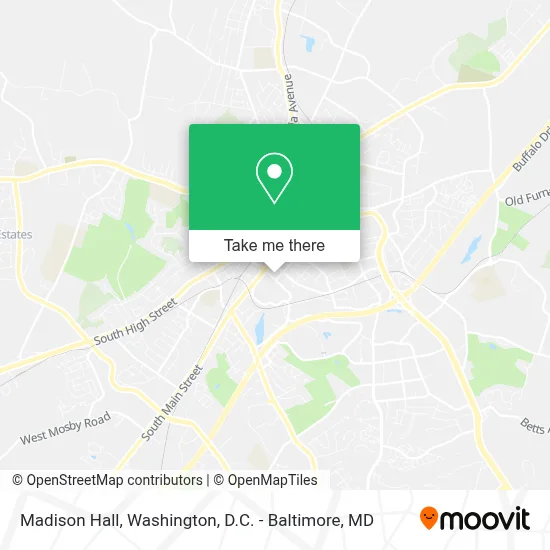 Madison Hall map