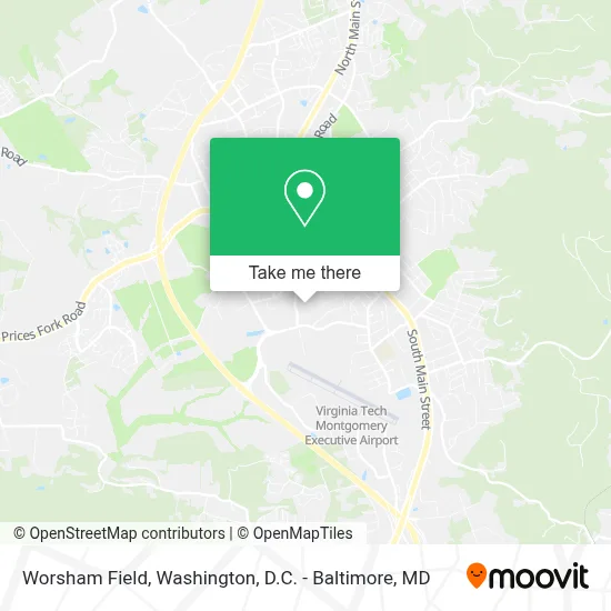 Worsham Field map