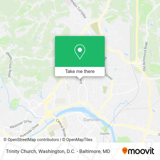 Trinity Church map