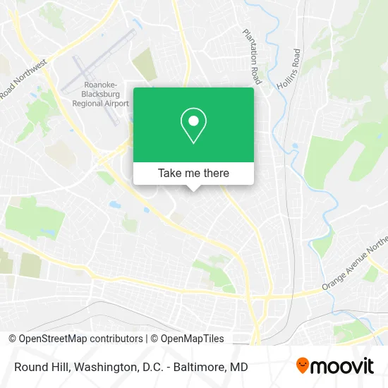 Round Hill map