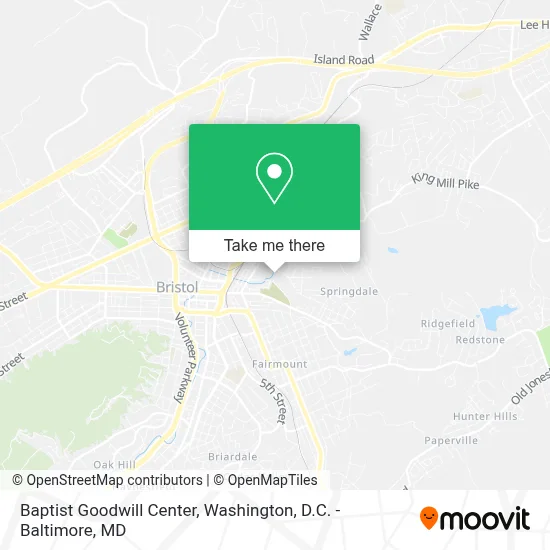 Baptist Goodwill Center map