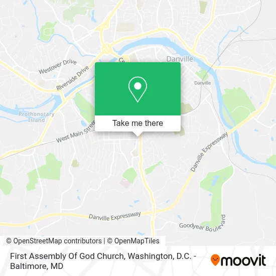 First Assembly Of God Church map