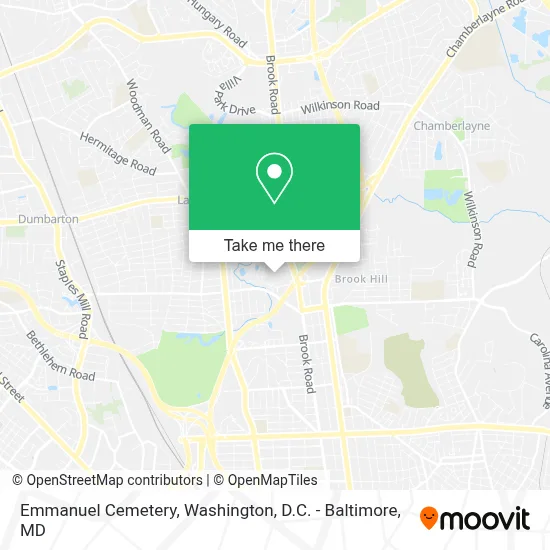 Emmanuel Cemetery map