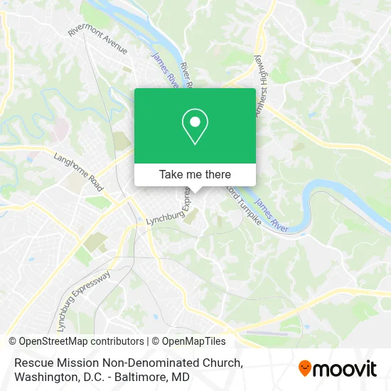 Rescue Mission Non-Denominated Church map