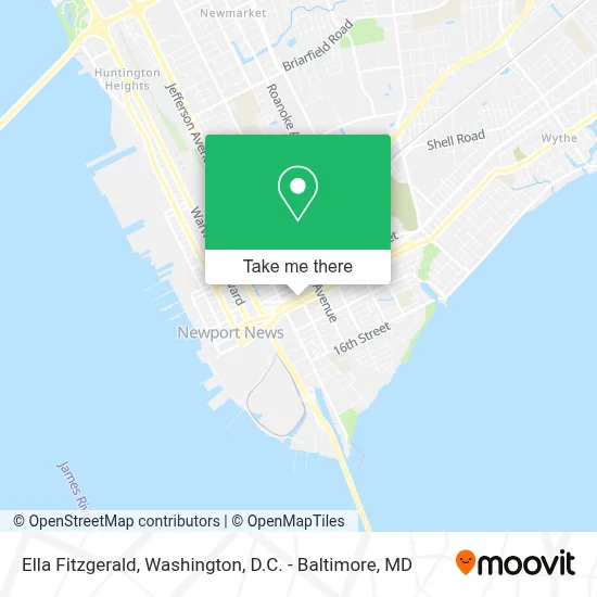Ella Fitzgerald map