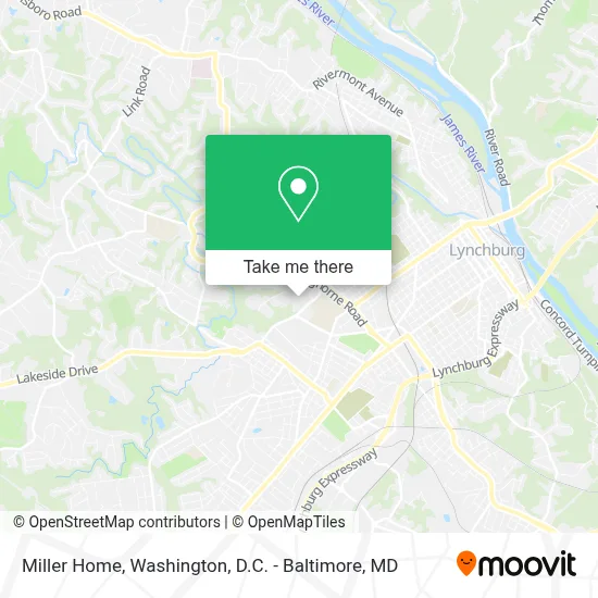 Miller Home map