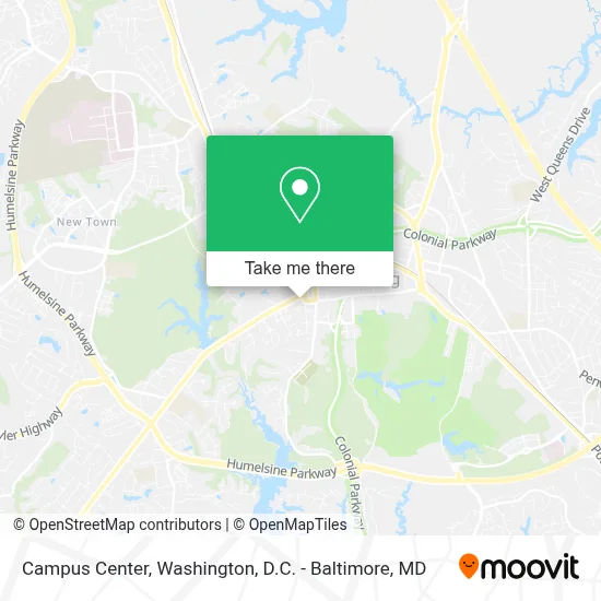 Campus Center map
