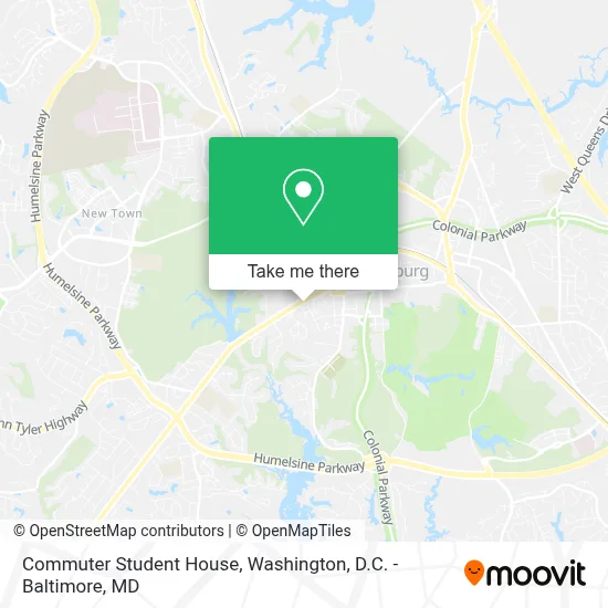 Commuter Student House map