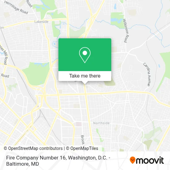 Fire Company Number 16 map