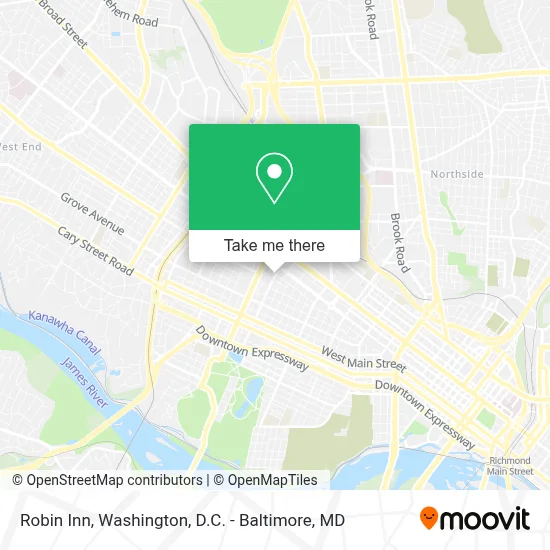 Robin Inn map