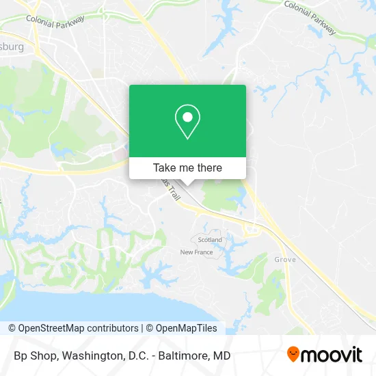 Bp Shop map
