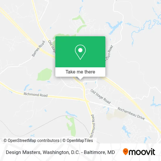 Design Masters map