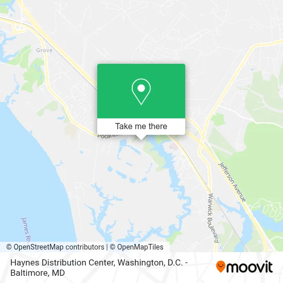 Haynes Distribution Center map