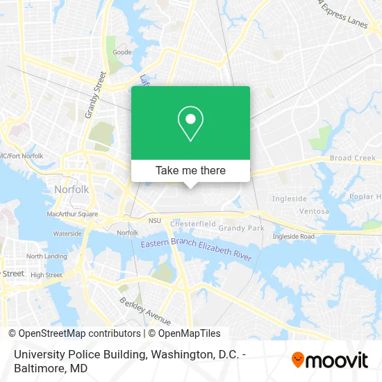 University Police Building map