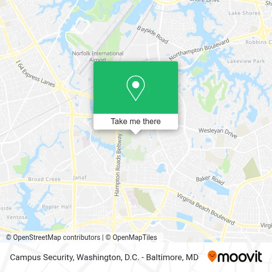 Campus Security map