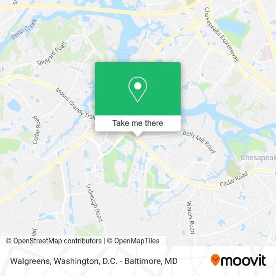 Walgreens map