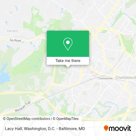 Lacy Hall map