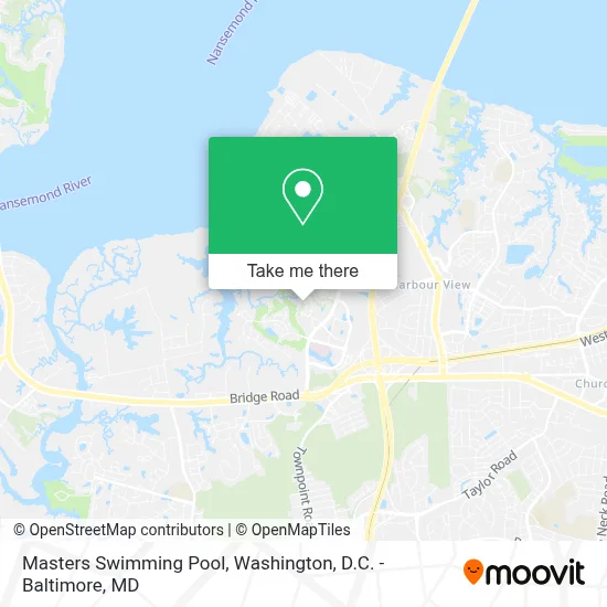Masters Swimming Pool map