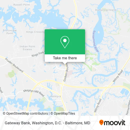 Gateway Bank map