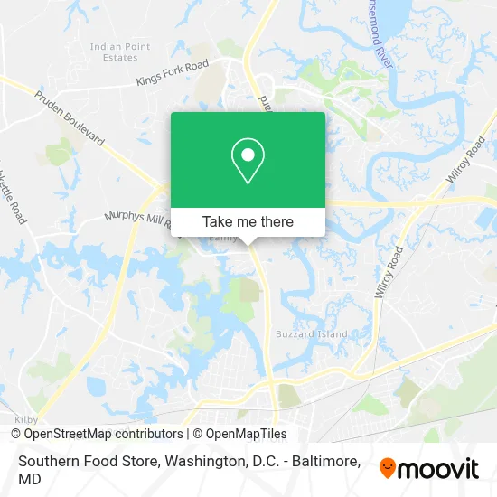Southern Food Store map