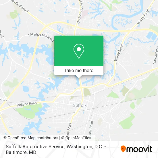Suffolk Automotive Service map