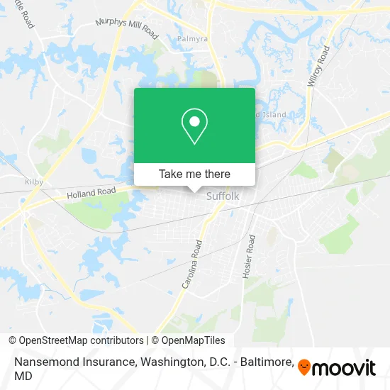 Nansemond Insurance map