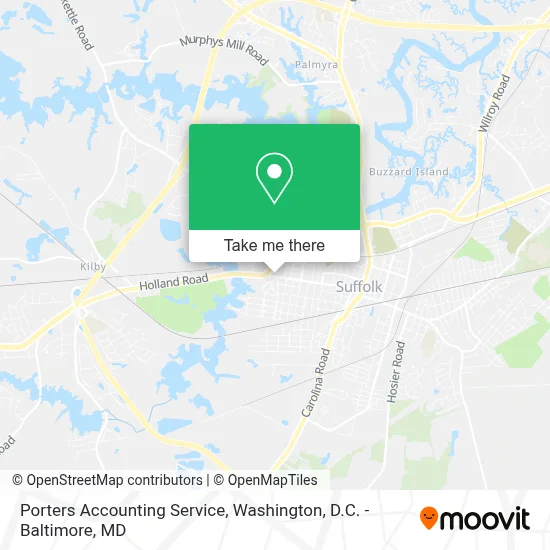 Porters Accounting Service map