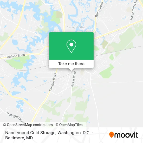 Nansemond Cold Storage map