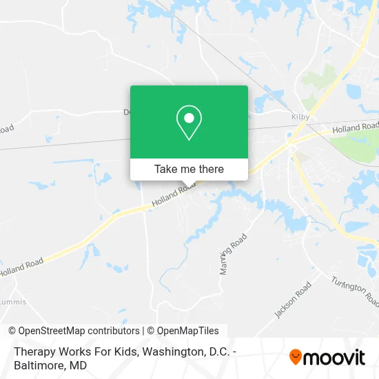 Therapy Works For Kids map