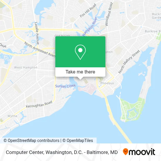 Computer Center map