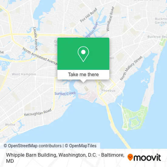 Whipple Barn Building map
