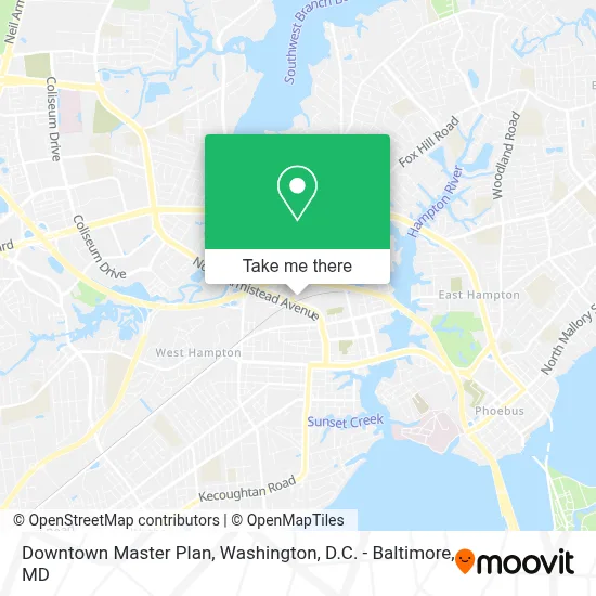 Downtown Master Plan map