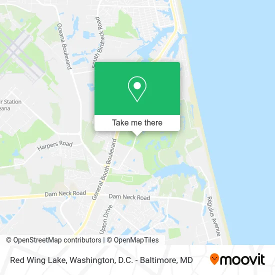 Red Wing Lake map