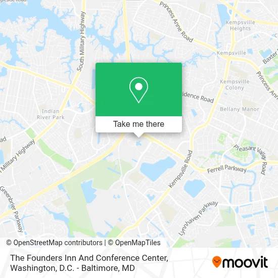 The Founders Inn And Conference Center map