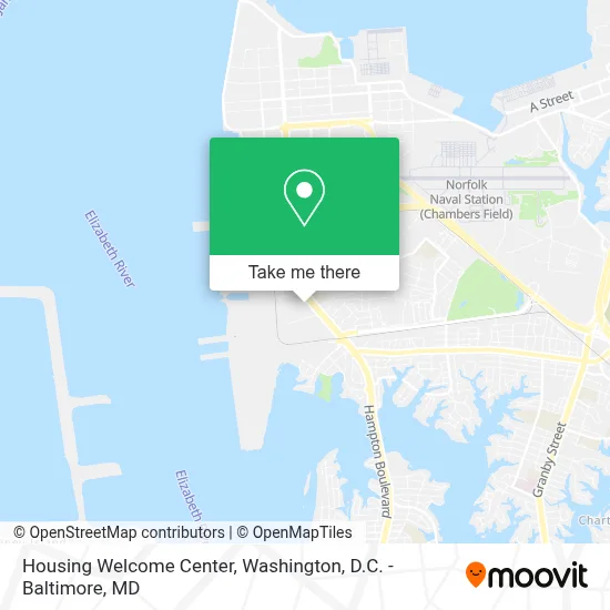 Housing Welcome Center map