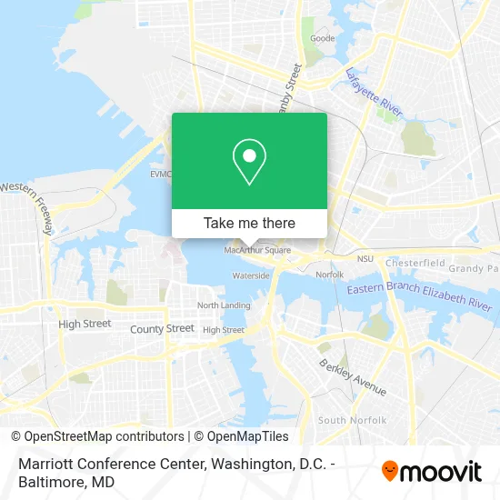 Marriott Conference Center map