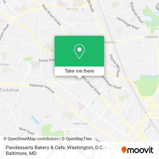 Pandasserts Bakery & Cafe map
