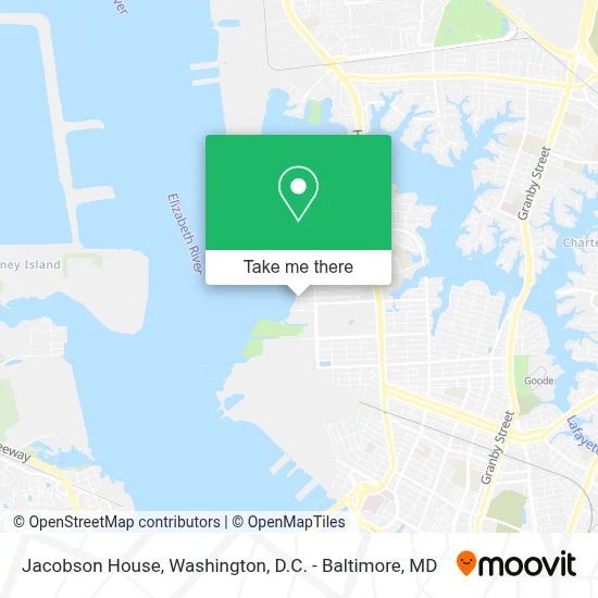 Jacobson House map