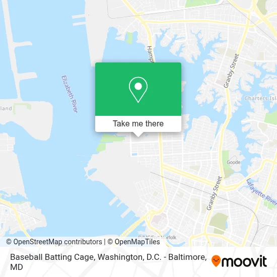 Baseball Batting Cage map