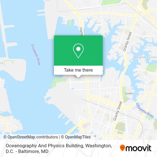 Oceanography And Physics Building map