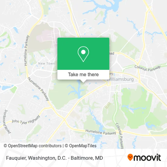 Fauquier map
