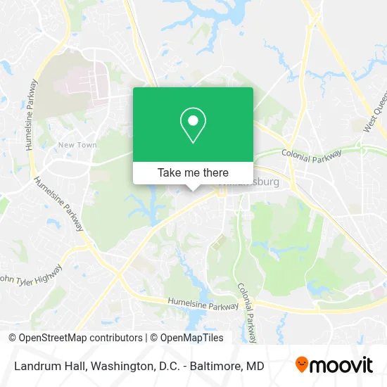 Landrum Hall map
