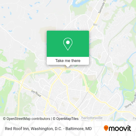 Red Roof Inn map