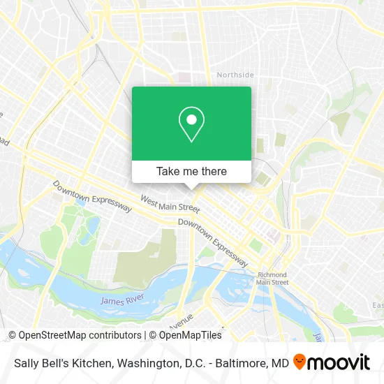 Sally Bell's Kitchen map