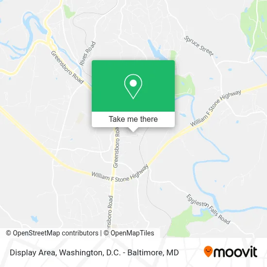 Display Area map