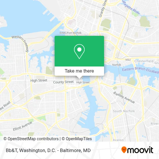 Bb&T map